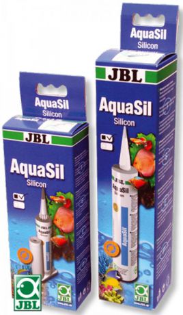 Силикон аквариумный JBL "AquaSil 80ml schwarz", цвет: черный, 80 мл