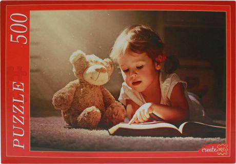 Рыжий Кот Пазл Малышка с книгой