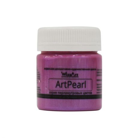 Краска акриловая Wizzart "ArtPearl. Хамелеон", цвет: малиновый, 40 мл