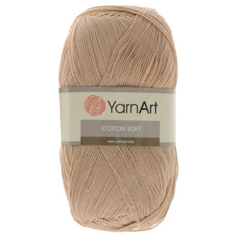 Пряжа для вязания YarnArt "Cotton Soft", цвет: бежевый (07), 600 м, 100 г, 5 шт