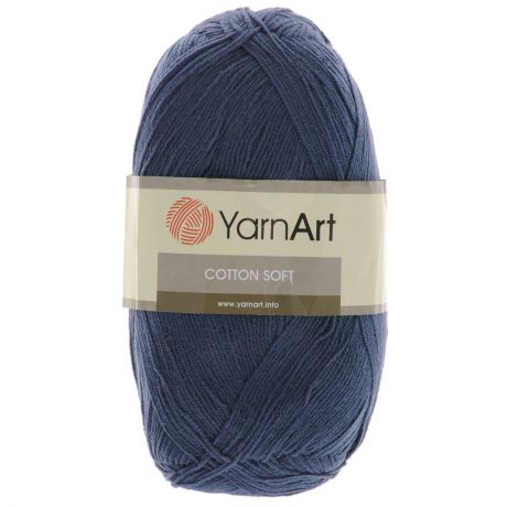 Пряжа для вязания YarnArt "Cotton Soft", цвет: темно-синий (45), 600 м, 100 г, 5 шт