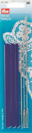Иглы "Prym", набор для плетения филейного кружева, фиолетовый