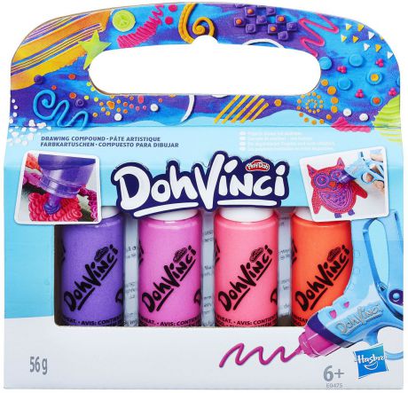 Play-Doh Картриджи для творчества ДаВинчи 4 шт №3