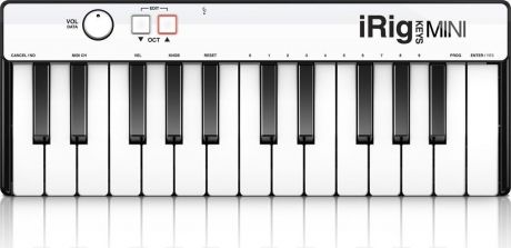 IK Multimedia iRig Keys Mini, Black MIDI-клавиатура