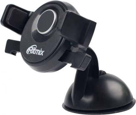 Ritmix RCH-011 W, Black автомобильный держатель для смартфона