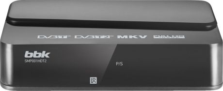 ТВ ресивер BBK SMP001HDT2, Dark Grey