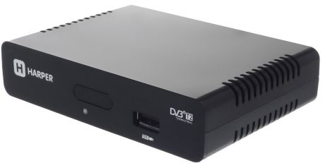 Harper HDT2-1005 телевизионный ресивер DVB-T2, Black