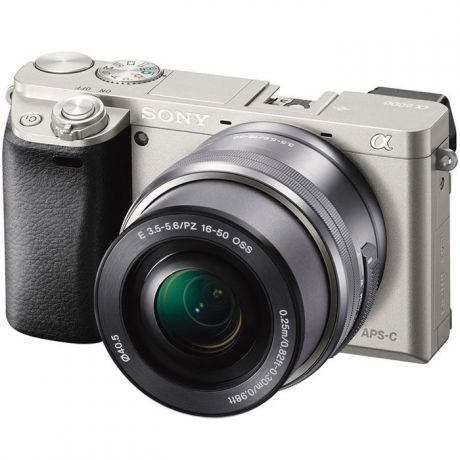 Беззеркальный фотоаппарат Sony Alpha A6000 Kit 16-50 mm, Silver