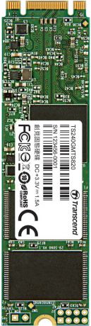 SSD накопитель Transcend 120GB, TS120GMTS820S