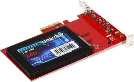 SmartBuy PE-132 переходник-конвертер для NVMe 2.5" U.2 SSD в PCIe 3.0 x4