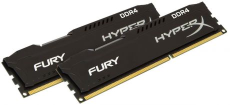 Комплект модулей оперативной памяти Kingston HyperX Fury DDR4 DIMM 8GB (2х4GB) 2400МГц (HX424C15FBK2/8)
