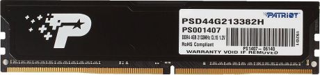 Модуль оперативной памяти Patriot DDR4 4Gb 2133MHz, PSD44G213382H