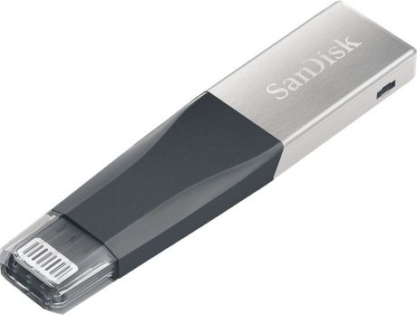 USB-накопитель SanDisk iXpand Mini 16GB, SDIX40N-016G-GN6NN, black silver