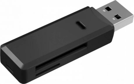 Устройство чтения карт памяти Ginzzu USB3.0, GR-311B, черный