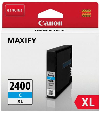 Canon PGI-2400XL, Cyan картридж для Maxify iB4040/МВ5040/МВ5340