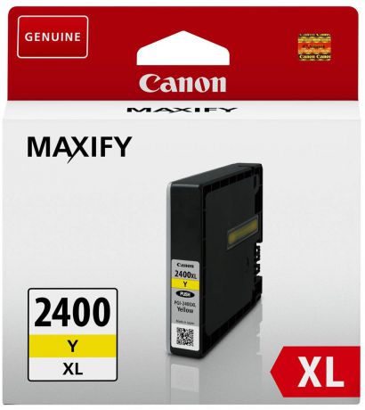 Canon PGI-2400XL, Yellow картридж для Maxify iB4040/МВ5040/МВ5340