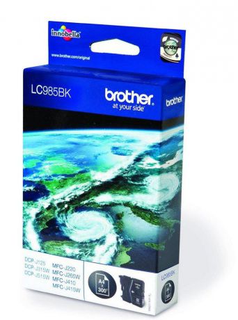 Brother LC985BK, Black картридж для Brother DCP-J315W/DCP-J515W/MFC-J265W