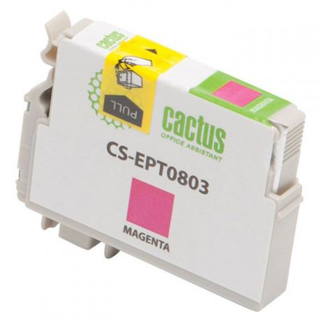 Cactus CS-EPT0803, Magenta струйный картридж для Epson Stylus Photo P50