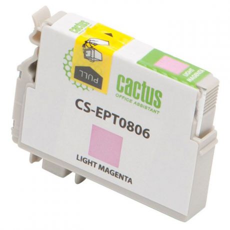 Cactus CS-EPT0806, Light Magenta струйный картридж для Epson Stylus Photo P50