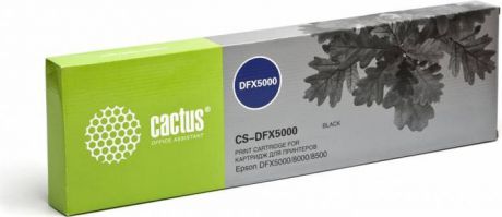 Cactus CS-DFX5000, Black картридж ленточный для Epson DFX5000/8000/8500