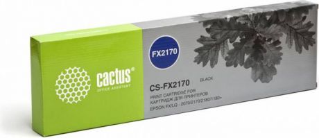 Cactus CS-FX2170, Black картридж ленточный для Epson FX LQ-2070/2170/2180/1180
