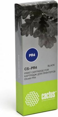 Cactus CS-PR4, Black картридж ленточный для Olivetti PR4