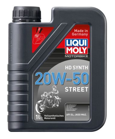 Масло моторное Liqui Moly "Motorbike HD Synth Street", синтетическое, 20W-50, 1 л
