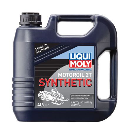 Масло моторное Liqui Moly "Snowmobil Motoroil 2T Synthetic", синтетическое, 4 л