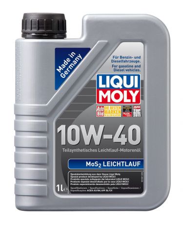 Масло моторное Liqui Moly "MoS2 Leichtlauf", полусинтетическое, 10W-40, 1 л