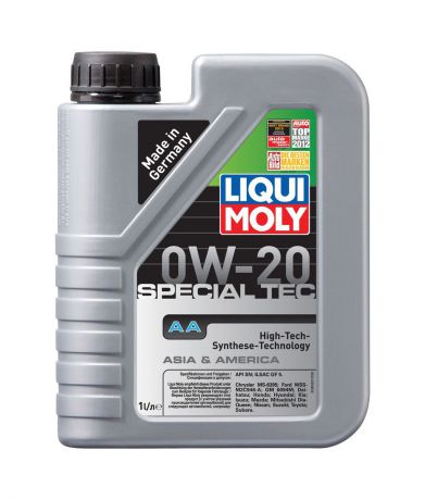 Масло моторное Liqui Moly "Special Tec AA", НС-синтетическое, 0W-20, 1 л