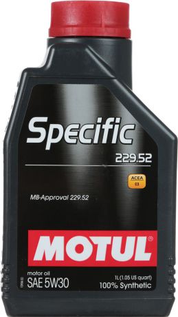 Масло моторное Motul "Specific 229.52 MB", синтетическое, 5W-30, 1 л