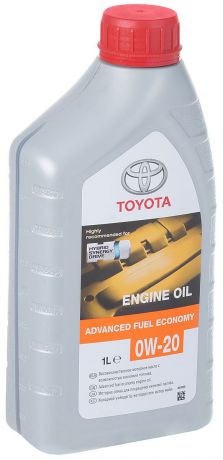 Масло моторное Toyota "Advanced Fuel Economy", синтетическое, класс вязкости 0W-20, 1 л