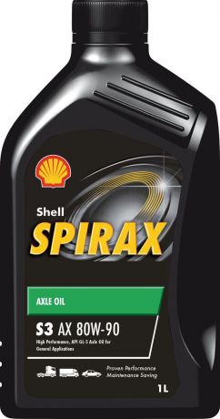 Трансмиссионное масло Shell Spirax S3 АХ 80W90, 1 л
