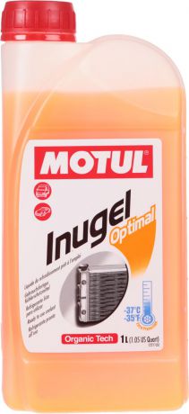 Антифриз Motul "Inugel Optimal", цвет: флуоресцентный оранжевый, 1 л