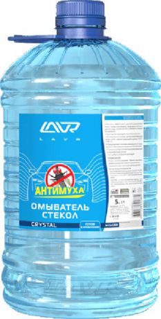 Омыватель стекол LAVR Crystal, анти-муха, 5 л