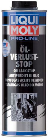 Средство для остановки течи моторного масла Liqui Moly "Pro-Line Oil-Verlust-Stop", 1 л