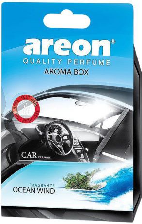 Освежитель воздуха для автомобиля Areon Box Ocean Wind, под сидение