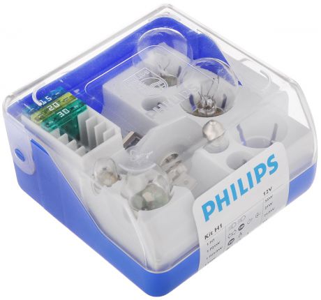 Набор автомобильных ламп "Philips", 9 предметов