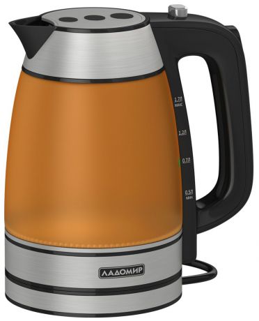 Электрический чайник Ладомир 128, цвет оранжевый