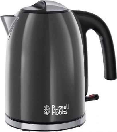 Электрический чайник Russell Hobbs 20414-70 Colours Plus Storm, Grey