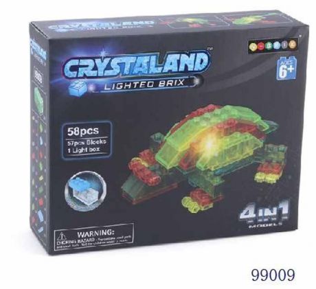 Crystaland Конструктор Морские животные 4 в 1