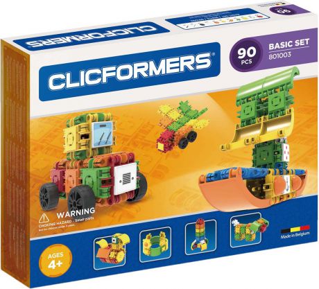 Clicformers Конструктор Basic Set 90 деталей