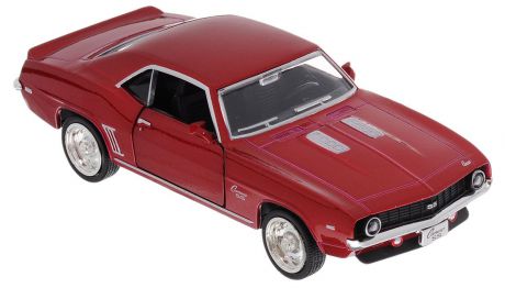 Uni-Fortune Toys Модель автомобиля Chevrolet Camaro SS 1969 цвет красный металлик