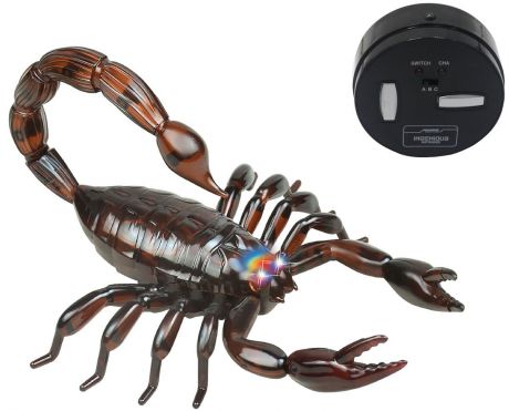 1TOY Робо-скорпион на ИК управлении цвет коричневый