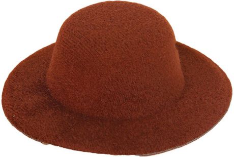 Шляпа для игрушек, 3488157, размер 10 см, коричневый