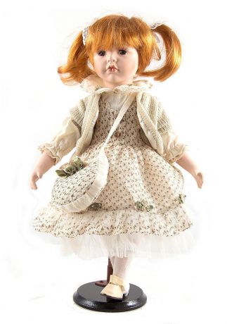 Кукла фарфоровая коллекционная "Женечка", 41 см. 15969