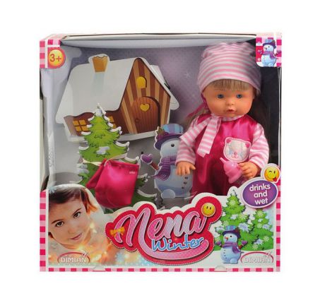 Dimian Игровой набор с куклой Baby Nena Зимний набор