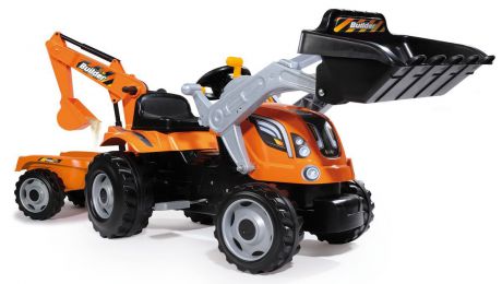 Smoby Трактор педальный строительный Builder Max
