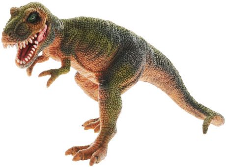 Megasaurs Фигурка "Тираннозавр", с двигающейся пастью, цвет: коричневый, зеленый