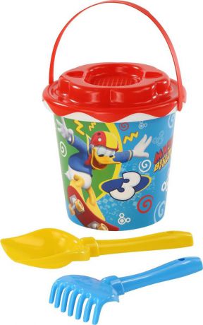 Disney Набор игрушек для песочницы Микки и Веселые гонки №11, 4 предмета, цвет в ассортименте